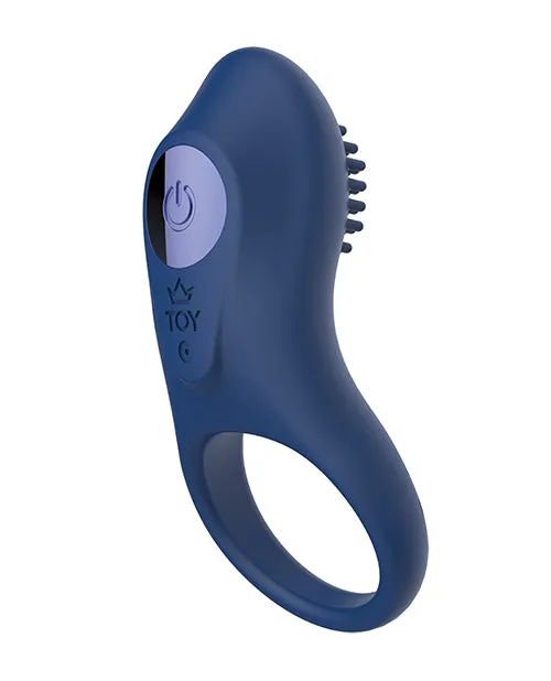 California Fantasies Couples ToyBox Sonic Blue Vibrating Cock Ring