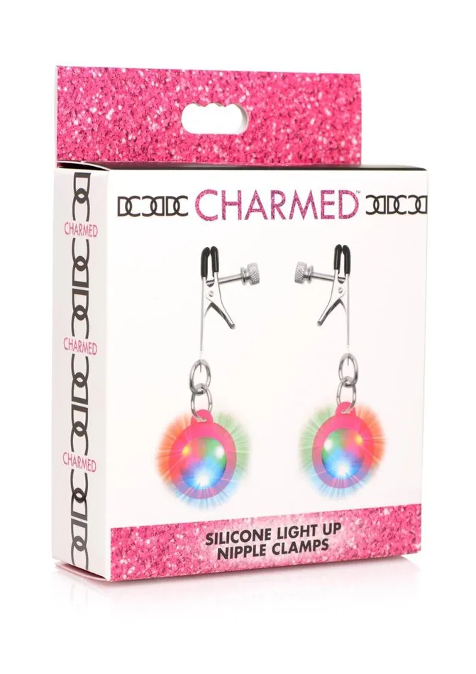 Charmed Charmed Silicone LightUp Nipple Clamps Female Sex Toys