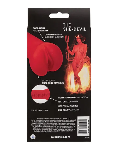 Cheap Thrills The SheDevil Pussy Masturbator California Exotic Novelties Male Sex Toys