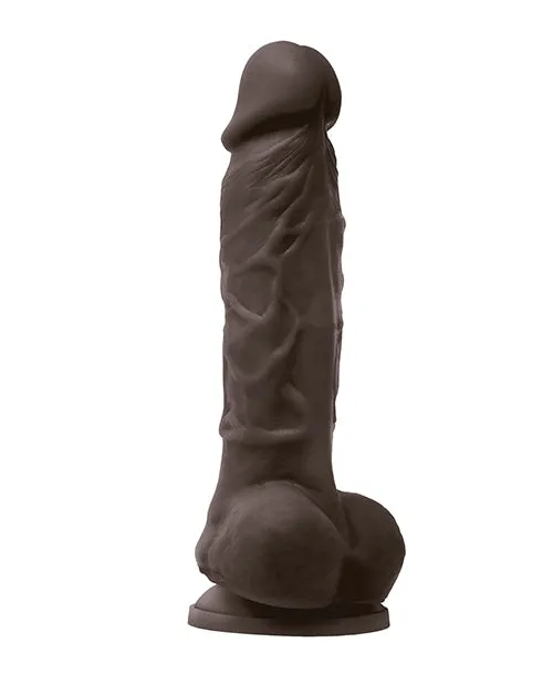 Colours Pleasures 5 Vibrating Dildo Dark Brown Ns Novelties INC Dildos