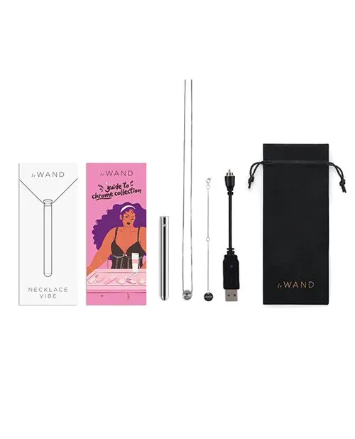 Cotr INC Vibrators Le Wand Vibrating Necklace Silver