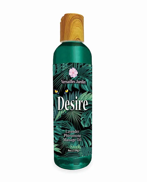 Couples Little Genie Productions LLC Desire Pheromone Massage Oil 4 oz Lavender