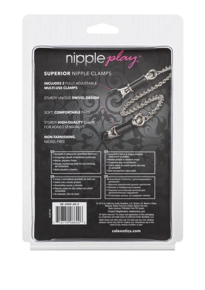 Couples Nipple Play Nipple Play Superior Nipple Clamps