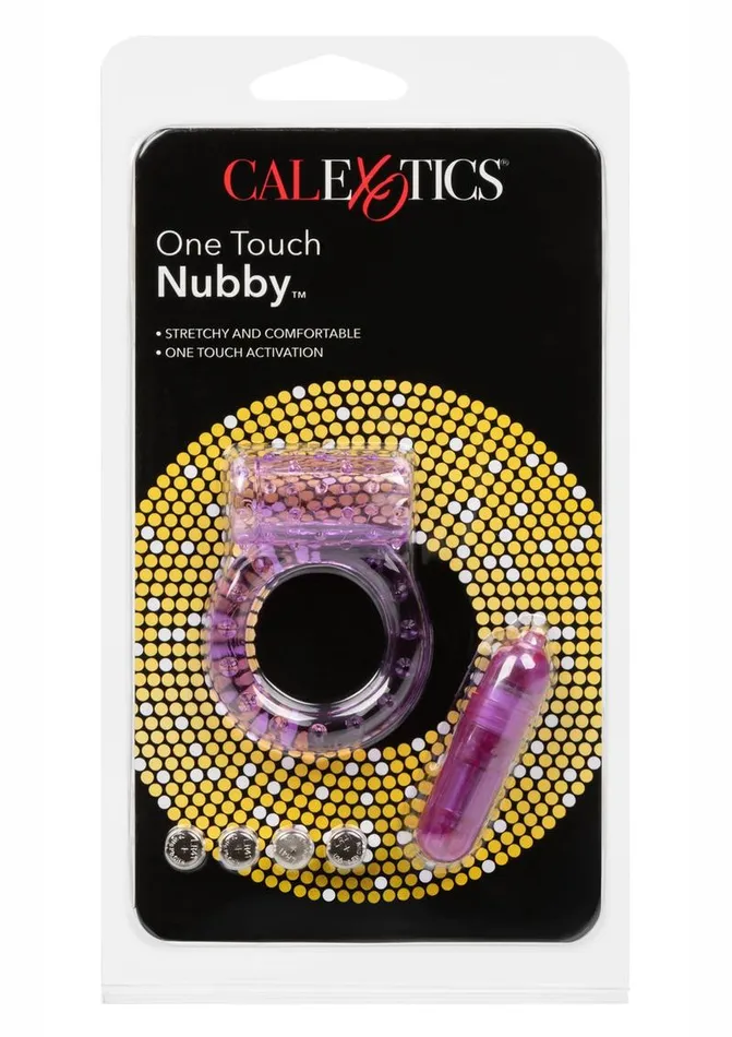 Couples Rings One Touch Nubby Vibrating Cock Ring