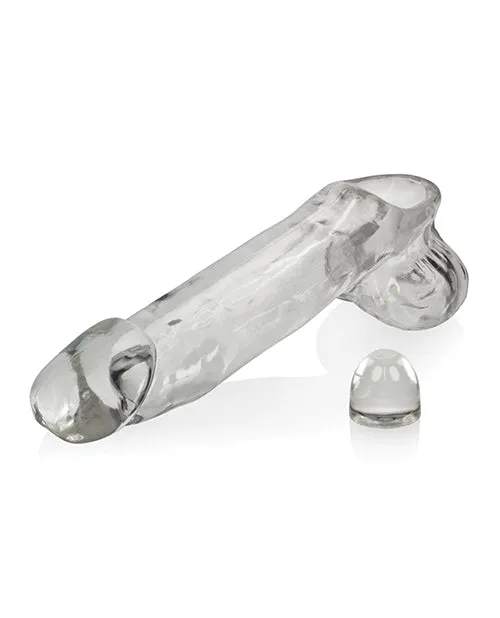 Dildos Blue Ox Designs LLCDba Oxballs Oxballs Daddy Cock Sheath Clear