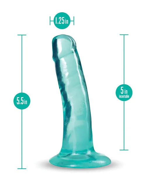 Dildos Blush Novelties B Yours Plus 55 Hard n Happy Dildo Teal