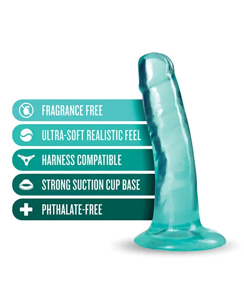 Dildos Blush Novelties B Yours Plus 55 Hard n Happy Dildo Teal