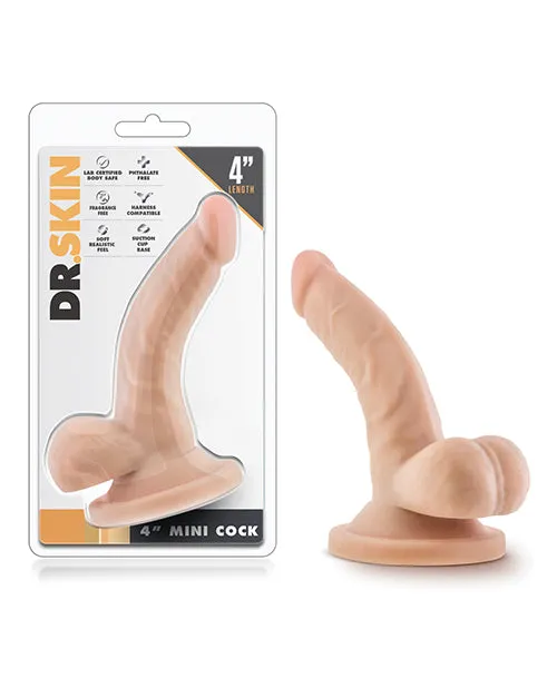 Dildos Blush Novelties Dr Skin 4 Mini Cock Beige