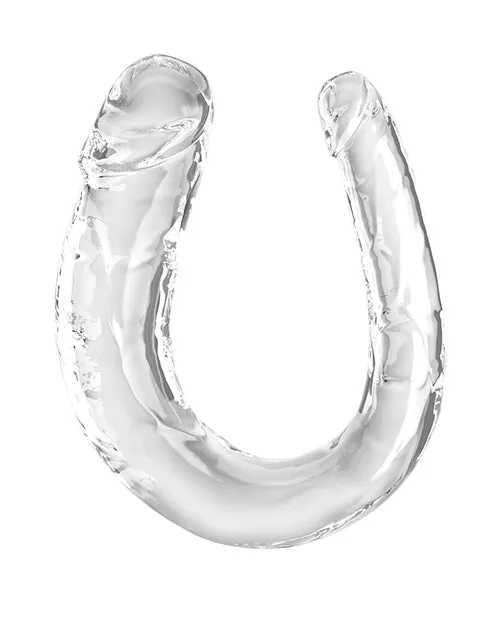 Dildos Pipedream Products King Cock Clear 13 Double Trouble Dildo Clear