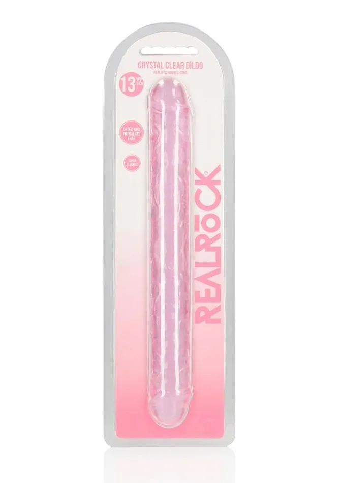 Dildos Real Rock Realrock Crystal Clear Double Dong