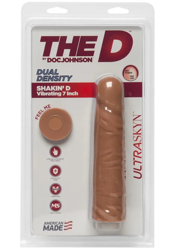 Dildos The D The D Shakin D Ultraskyn Vibrating Dildo