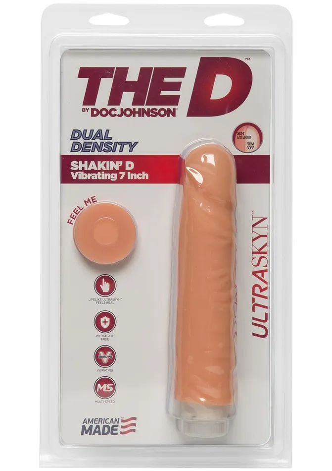 Dildos The D The D Shakin D Ultraskyn Vibrating Dildo