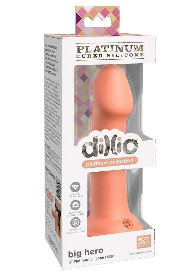 Dillio Dillio Platinum Big Hero Silicone Dildo Dildos