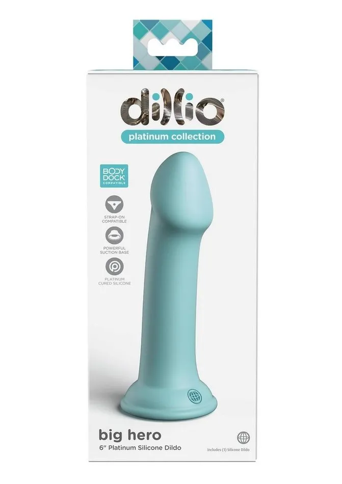 Dillio Dillio Platinum Big Hero Silicone Dildo Dildos