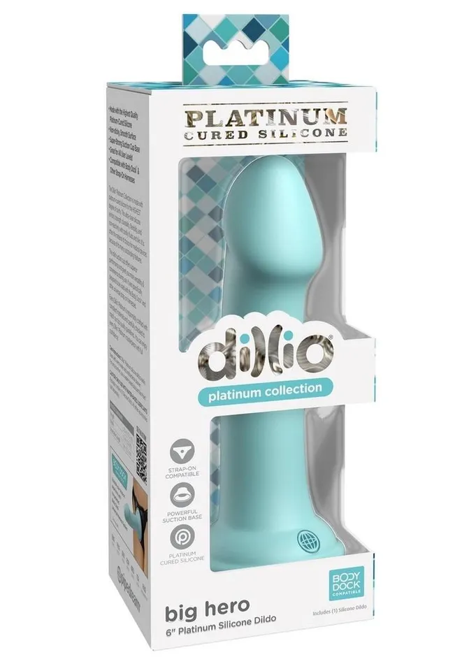 Dillio Dillio Platinum Big Hero Silicone Dildo Dildos