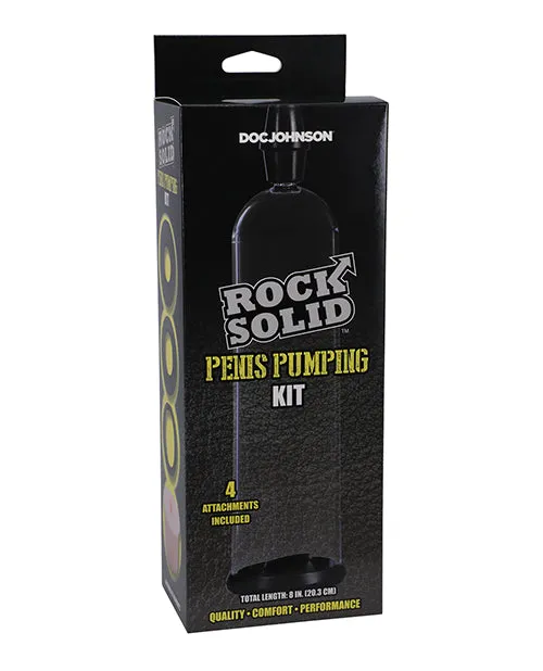 Doc Johnson Rock Solid Penis Pumping Kit Male Sex Toys