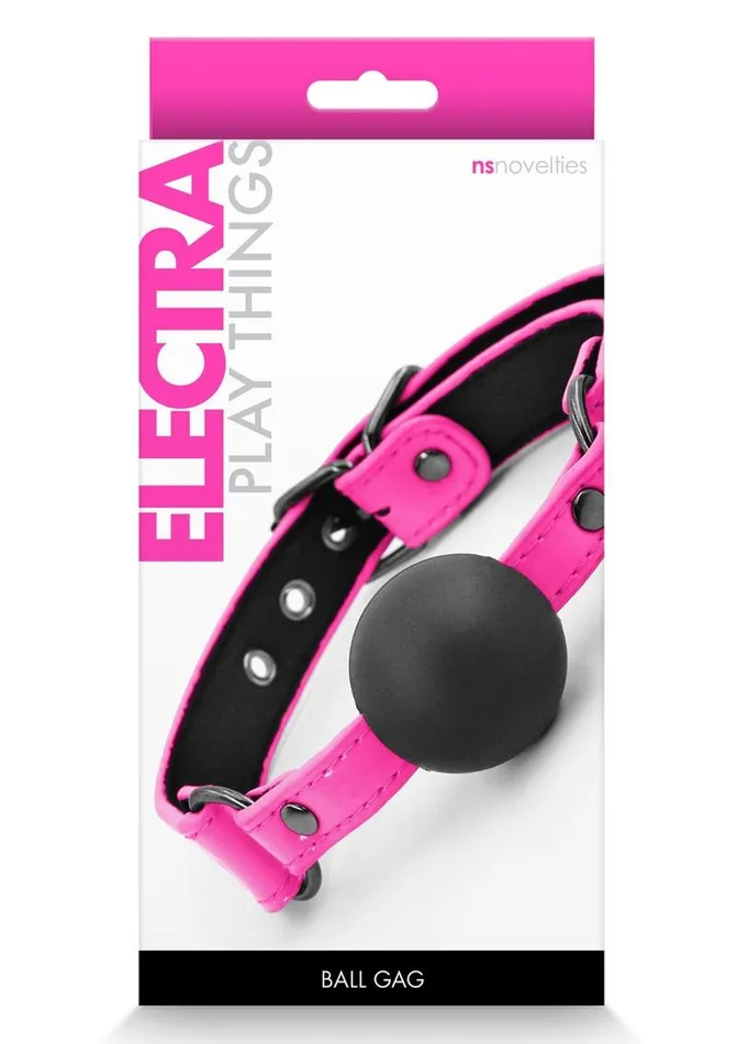 Electra Play Things Pu Leather Ball Gag Electra Play Things Couples