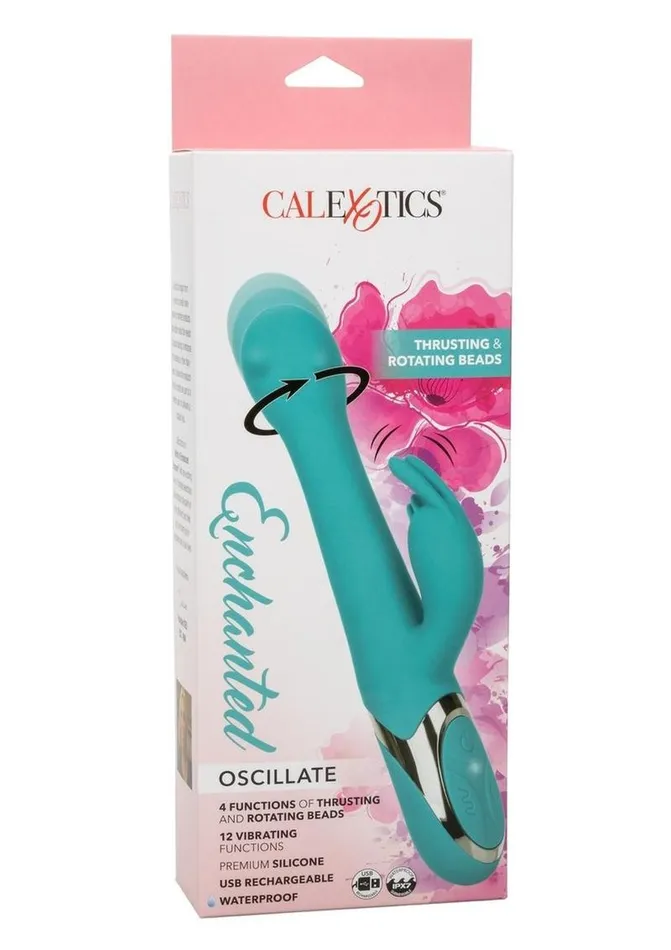 Enchanted Enchanted Oscillate Rechargeable Silicone Rabbit Vibrator Female Sex Toys