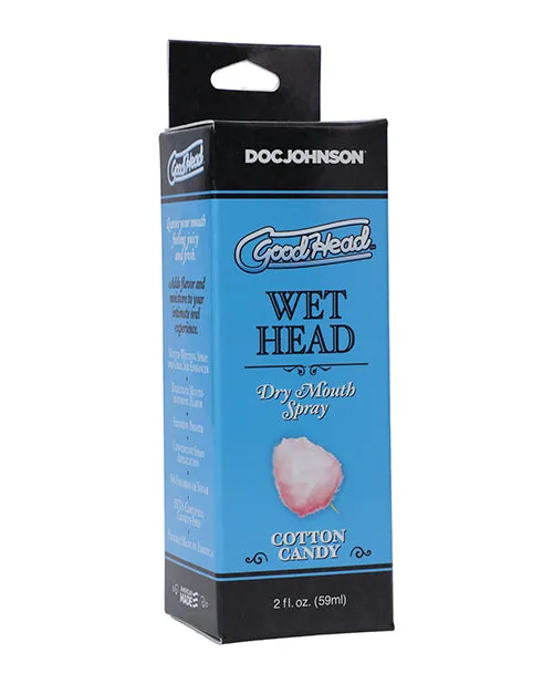 Enhancers Wet Head Dry Mouth Spray 2oz Cotton Candy Doc Johnson