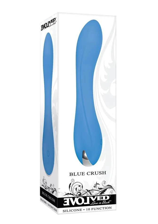 Evolved Blue Crush Rechargeable Silicone Vibrator Vibrators