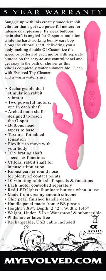 Evolved Bunny Kisses Evolved Vibrators