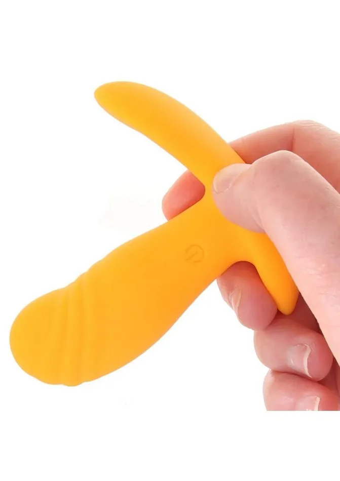 Evolved Creamsicle Silicone Rechargeable Wearable Vibrator with Remote Control Female Sex Toys