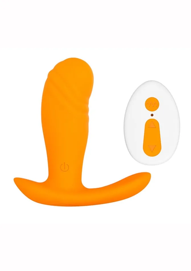 Evolved Creamsicle Silicone Rechargeable Wearable Vibrator with Remote Control Female Sex Toys