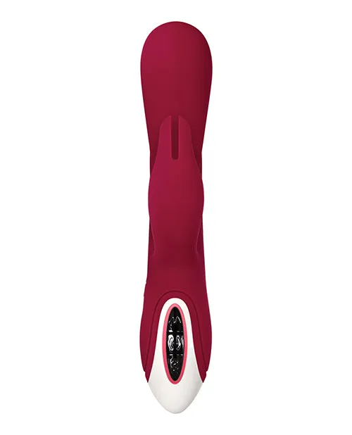 Evolved Novelties INC Female Sex Toys Inflatable Bunny GSpot Rabbit Vibrator Burgundy