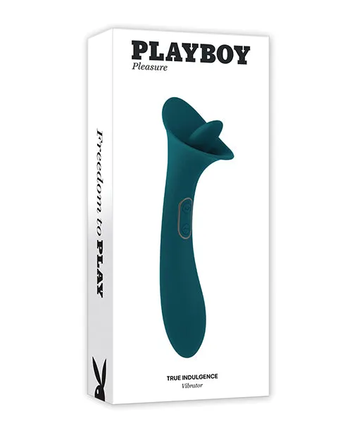 Evolved Novelties INC Playboy Pleasure True Indulgence Vibrator Deep Teal Vibrators