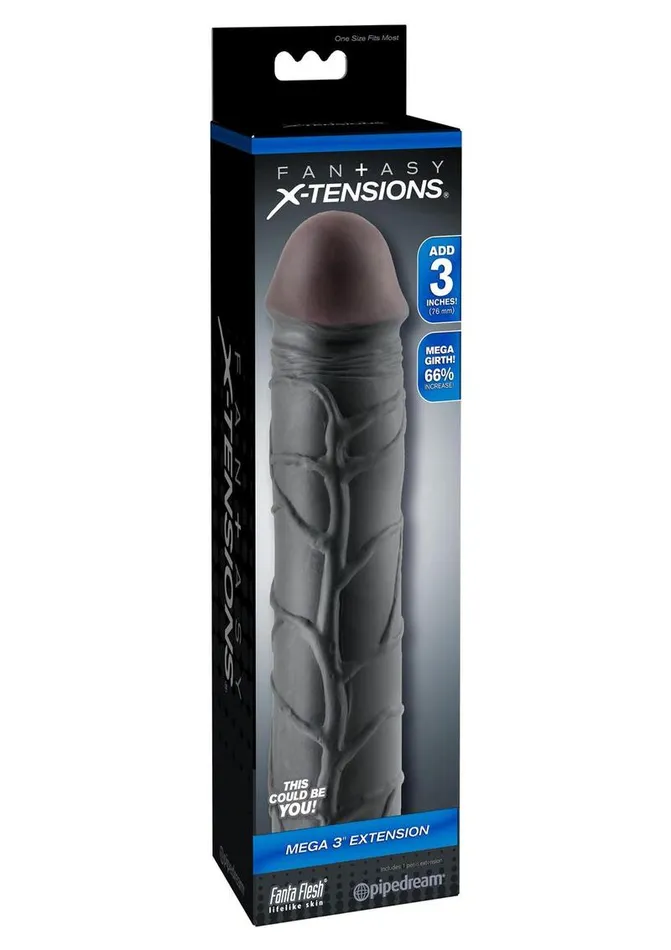 Fantasy XTensions Male Sex Toys Fantasy XTensions Mega 3in Extension Sleeve