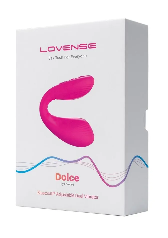 Female Sex Toys Lovense Lovense Dolce Silicone Rechargeable Dual Vibrator