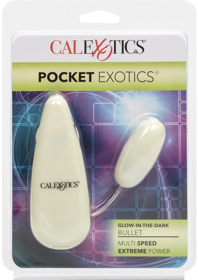 Female Sex Toys Pocket Exotics Pocket Exotics Glow In The Dark Bullet Glow