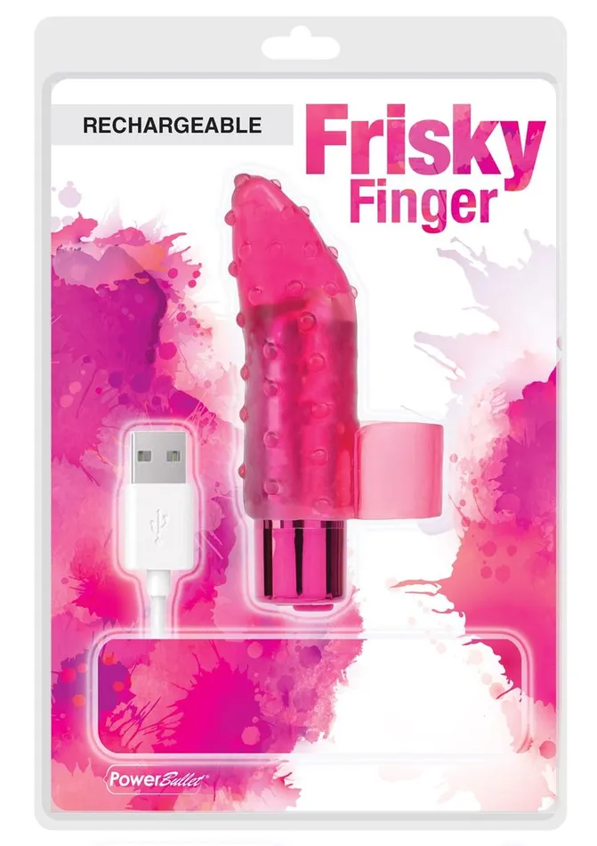 Female Sex Toys Powerbullet Powerbullet Frisky Finger Rechargeable Finger Massager