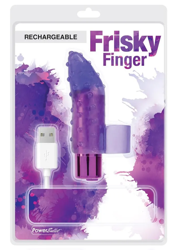 Female Sex Toys Powerbullet Powerbullet Frisky Finger Rechargeable Finger Massager