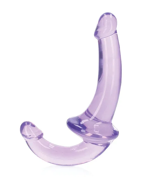 Female Sex Toys RealRock Crystal Clear 6 Strapless StrapOn Purple Shots America LLC