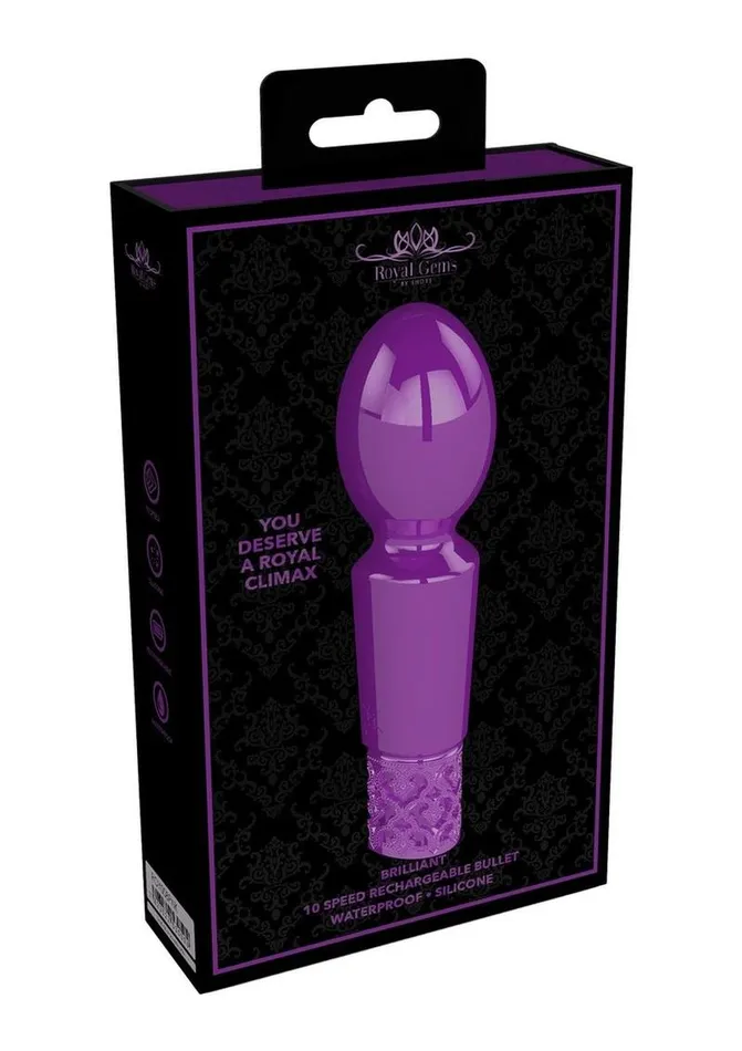 Female Sex Toys Royal Gems Royal Gems Brilliant Silicone Rechargeable Bullet