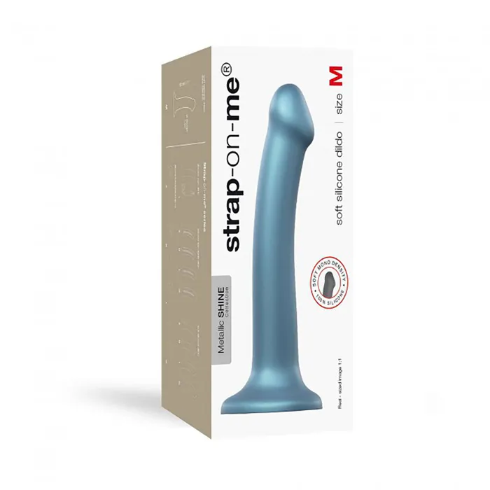 Female Sex Toys StrapOnMe StrapOnMe Dildo Metallic Blue