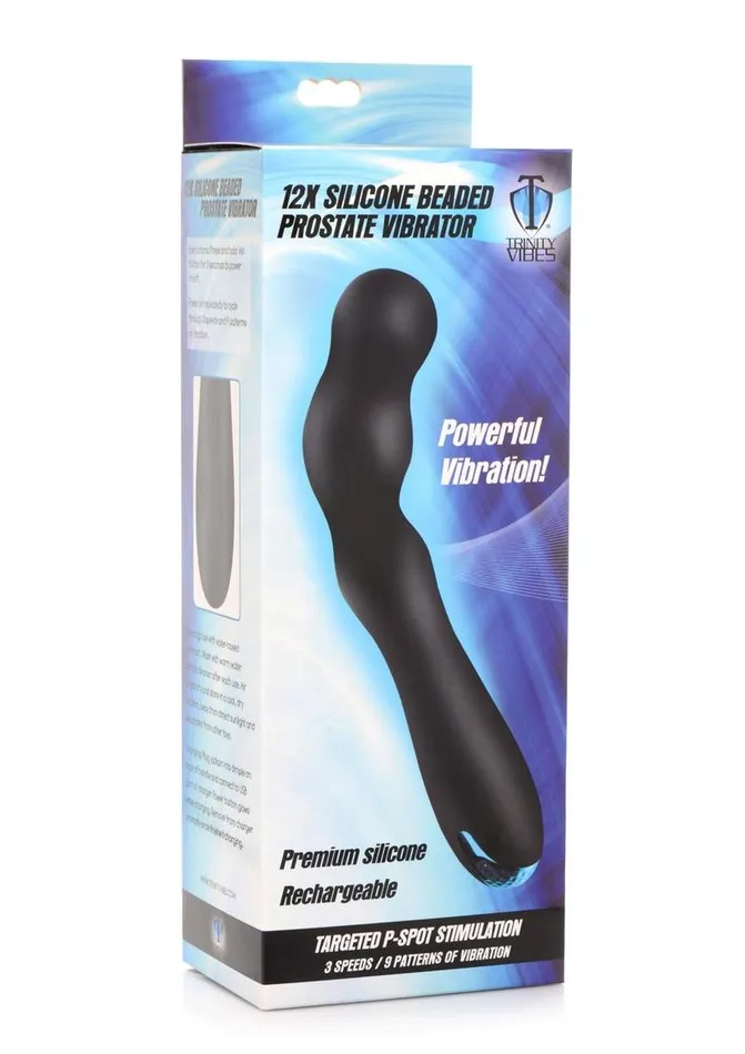 Female Sex Toys Trinity Men Trinity Men Rechargeable Silicone Beaded Prostate Vibrator