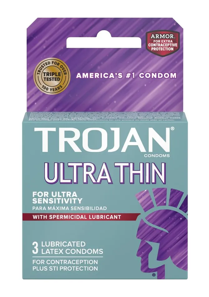 Female Sex Toys Trojan Trojan Ultra Thin Armor Spermicide Condom