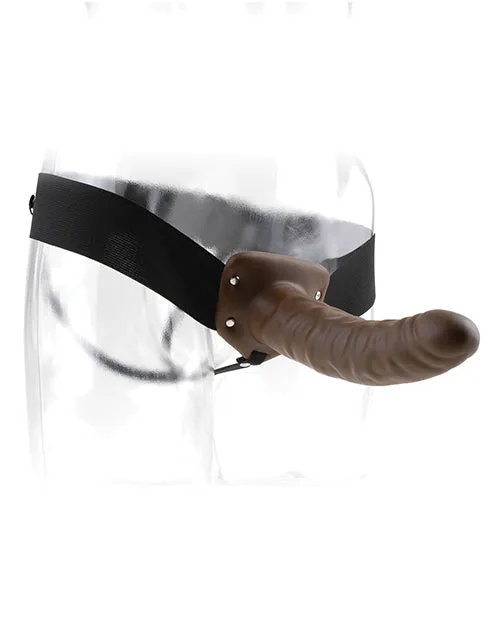 Fetish Fantasy Series 8 Hollow Strap On Brown Pipedream Products Female Sex Toys