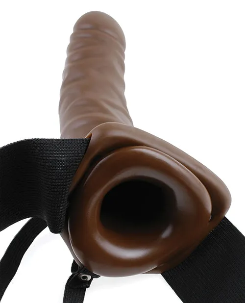 Fetish Fantasy Series 8 Hollow Strap On Brown Pipedream Products Female Sex Toys