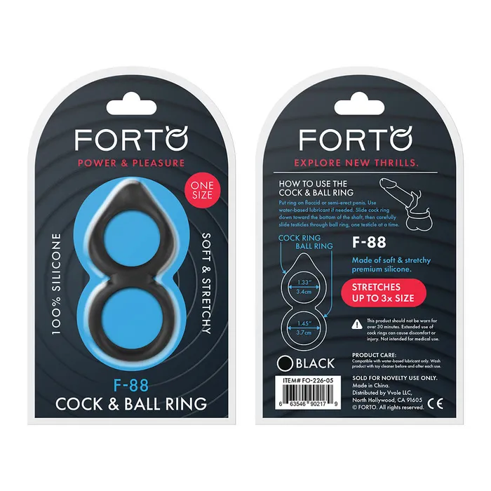 FORTO F88 Double CRing Black FORTO Anal