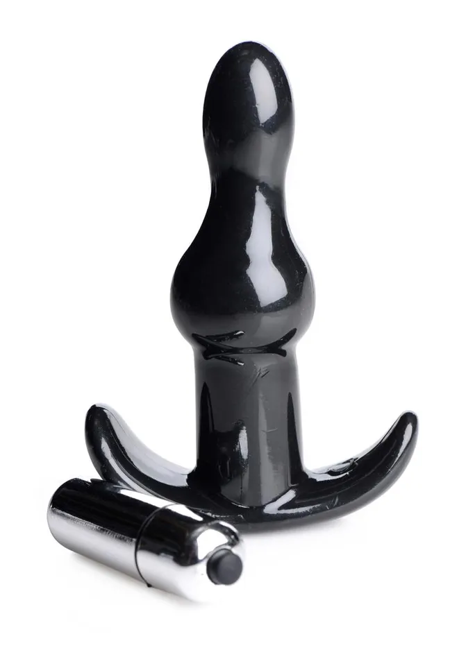 Frisky Male Sex Toys Frisky Rolling Noir Bumpy Vibrating Anal Plug