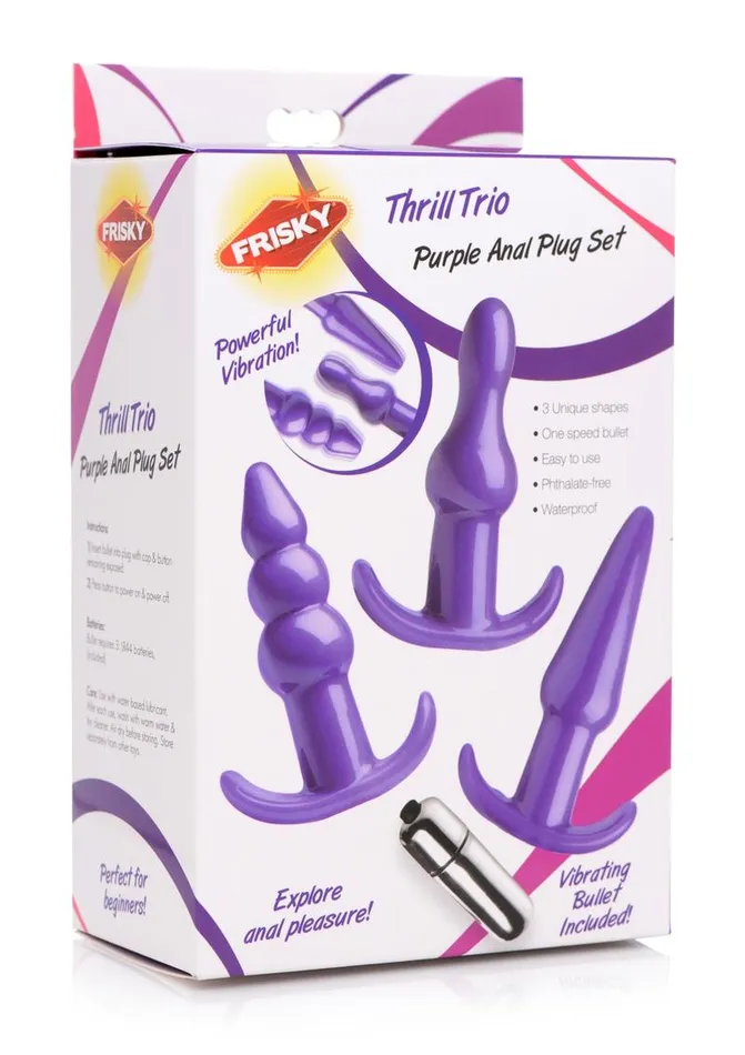 Frisky Male Sex Toys Frisky Thrill Trio Anal Plug