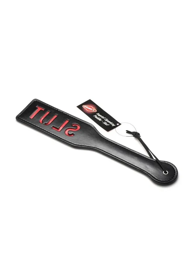 Frisky Vibrators Frisky Imprint Spanking Paddle Slut