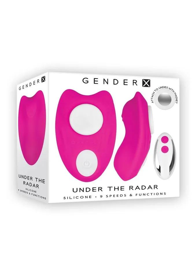 Gender X Female Sex Toys Gender X Under The Radar Rechargeable Silicone Panty Vibe with Remote Control