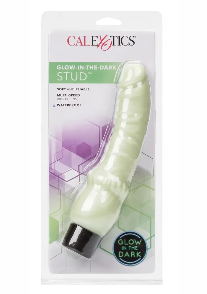 Glow In The Dark Stud Vibrator Playful Dongs Female Sex Toys