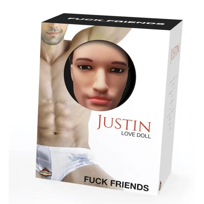 Hott Products Fuck Friends Justin Love Doll w Cock Male Sex Toys