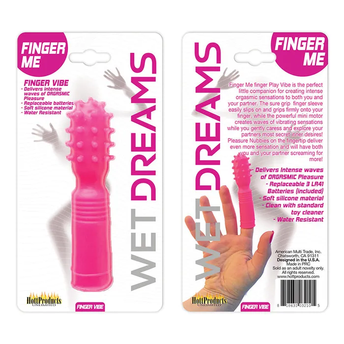 Hott Products Vibrators Wet Dreams Finger Me Finger Play Vibe