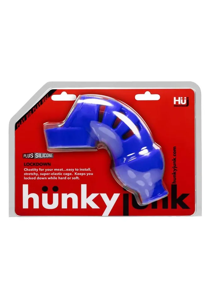 Hunkyjunk Lockdown Silicone Chastity Cage Hunkyjunk Male Sex Toys